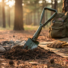 Cargar imagen en el visor de la galería, Pala Plegable Táctica 4 en 1 – Compacta, Resistente y Lista para Todo