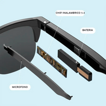 Cargar imagen en el visor de la galería, Lentes de Sol unisex con parlante Bluetooth para escuchar música ☀️🎵