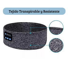 Cargar imagen en el visor de la galería, Vincha con auriculares Bluetooth para dormir o hacer ejercicio