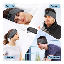 Cargar imagen en el visor de la galería, Vincha con auriculares Bluetooth para dormir o hacer ejercicio