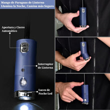 Cargar imagen en el visor de la galería, Paraguas Plegable con Linterna - ShineShield™