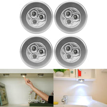 Cargar imagen en el visor de la galería, Set de 4 Lámparas Autoadhesivas Portátiles Sin Cables Promo 4 luces