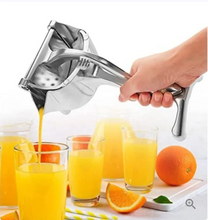 Cargar imagen en el visor de la galería, Pack Exprimidor Metálico de Cítricos + 6 tapas de silicona Eco-Fresh™