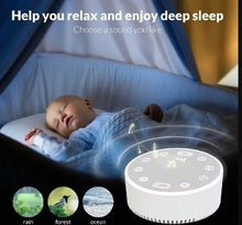 Cargar imagen en el visor de la galería, Sueños Tranquilos para Todos Parlante de sonido blanco