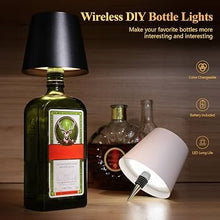 Cargar imagen en el visor de la galería, Lámpara LED Inalámbrica para Botellas — Convertí cualquier botella en una lámpara de ambiente