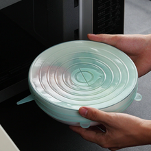 Cargar imagen en el visor de la galería, Tapas elásticas en Silicona Eco-Fresh™ (Set x 6) - Muzaffa Store - Envío Gratis España