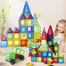Cargar imagen en el visor de la galería, Bloques magnéticos de Construcción STEM