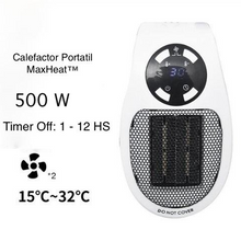 Cargar imagen en el visor de la galería, Calefactor Portátil MaxHeat™ 500W con Control Remoto