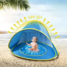 Cargar imagen en el visor de la galería, Piscina y Protección UV con Oasis Infantil 3 en 1
