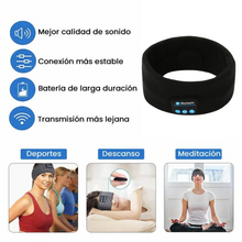 Cargar imagen en el visor de la galería, Vincha con auriculares Bluetooth - Ideal para dormir, relajarse o hacer ejercicio
