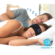 Cargar imagen en el visor de la galería, Vincha con auriculares Bluetooth - Ideal para dormir, relajarse o hacer ejercicio
