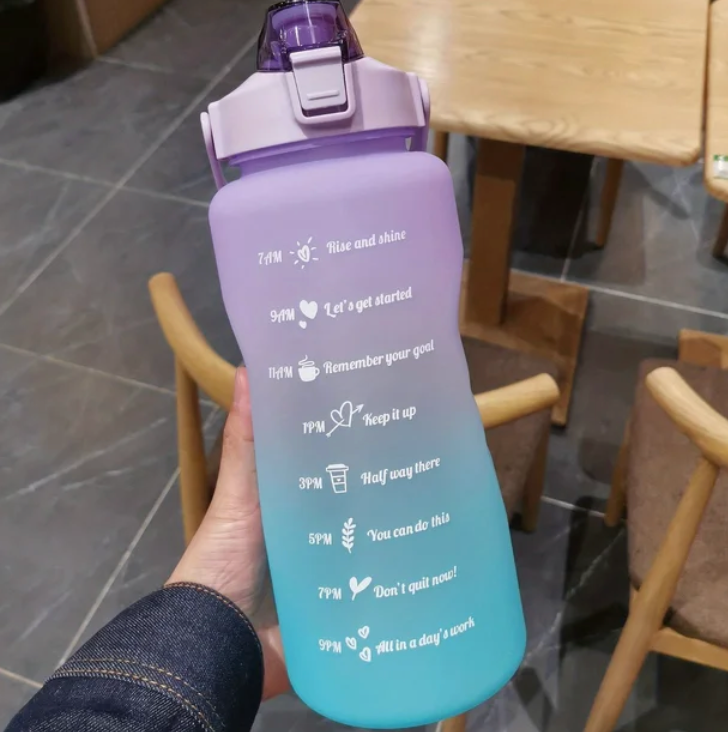 Botella de Agua Motivacional (OFERTA 1 + 1 de Regalo)