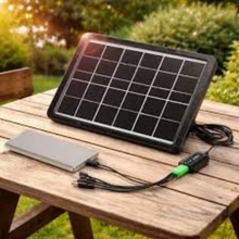 Cargar imagen en el visor de la galería, Cargador Solar para Celular – 8 W - emergencia para Cortes de luz
