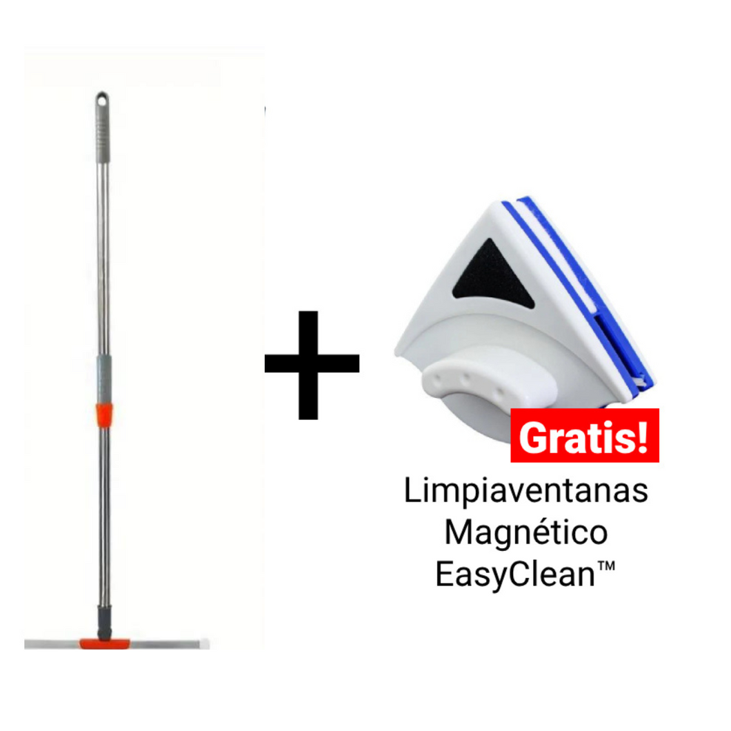 Escoba 2 en 1: Escoba + Lampazo EasySweep™ - DE REGALO Limpiaventanas Magnético
