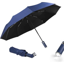 Cargar imagen en el visor de la galería, Paraguas Plegable con Linterna - ShineShield™
