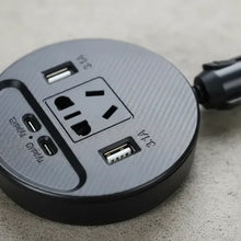 Cargar imagen en el visor de la galería, Convertidor 12V a 220V para Auto — Enchufá lo que quieras en el auto
