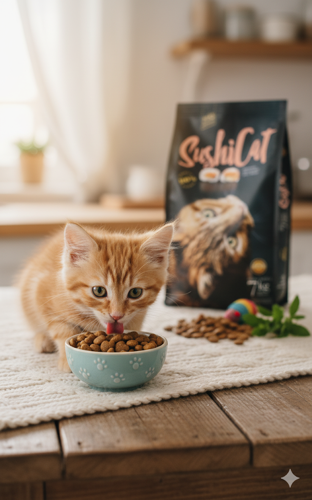 SushiCat 7kg – La comida que tu gato merece para vivir más sano y feliz 🐾✨