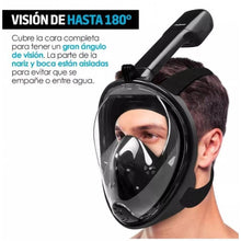 Cargar imagen en el visor de la galería, Máscara de Snorkel PRO™ | Respirá natural + Antiempañante
