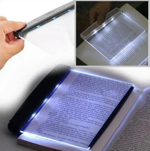 Luz de Lectura “Una Página Más” – LED Plana Portátil